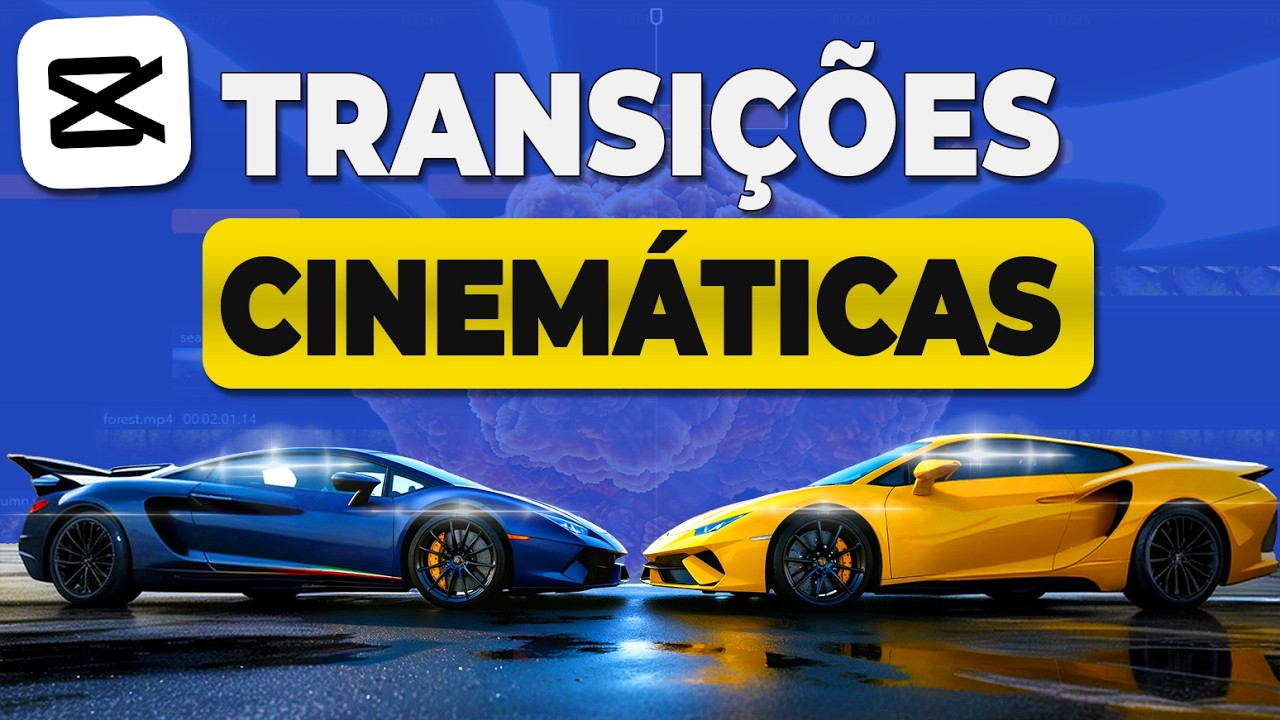 5 ESTILOS de TRANSIÇÕES CINEMÁTICAS no CapCut 🔄