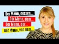 Relative Clauses are easy! Learn perfect German │ A2, B1, B2