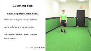 21. Single Leg Broad Jump (Stick)