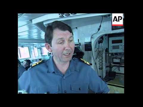 GULF: BRITISH AIRCRAFT CARRIER HMS INVINCIBLE STILL ON MANOEVRES