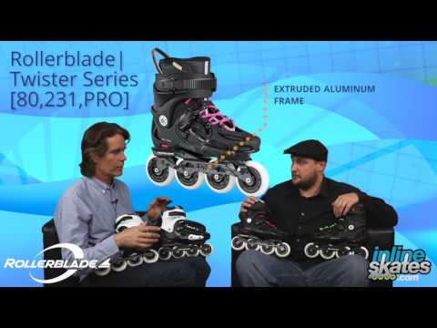 Rollerblade Twister 80/ Rollers 2017/ noir//orange 42