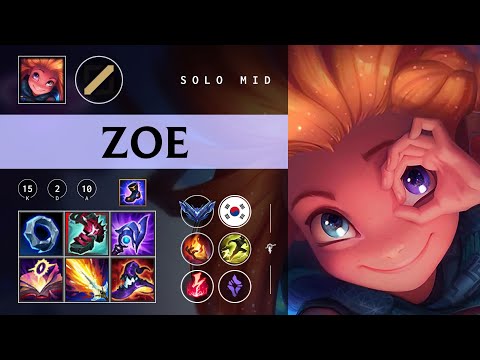 Zoe Mid vs Yasuo - KR Diamond Patch 26.02