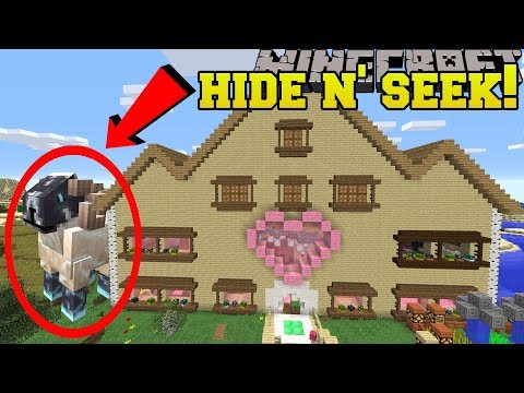Minecraft: GIANT ANIMALS HIDE AND SEEK!! - Morph Hide And Seek - Modded Mini-Game