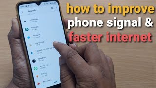 how to improve mobile signal and get faster internet speed | 4k