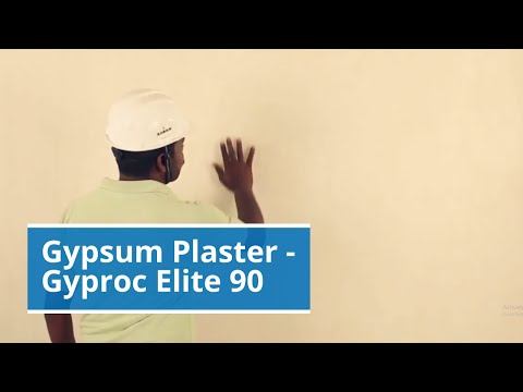 One Coat Gypsum Plaster