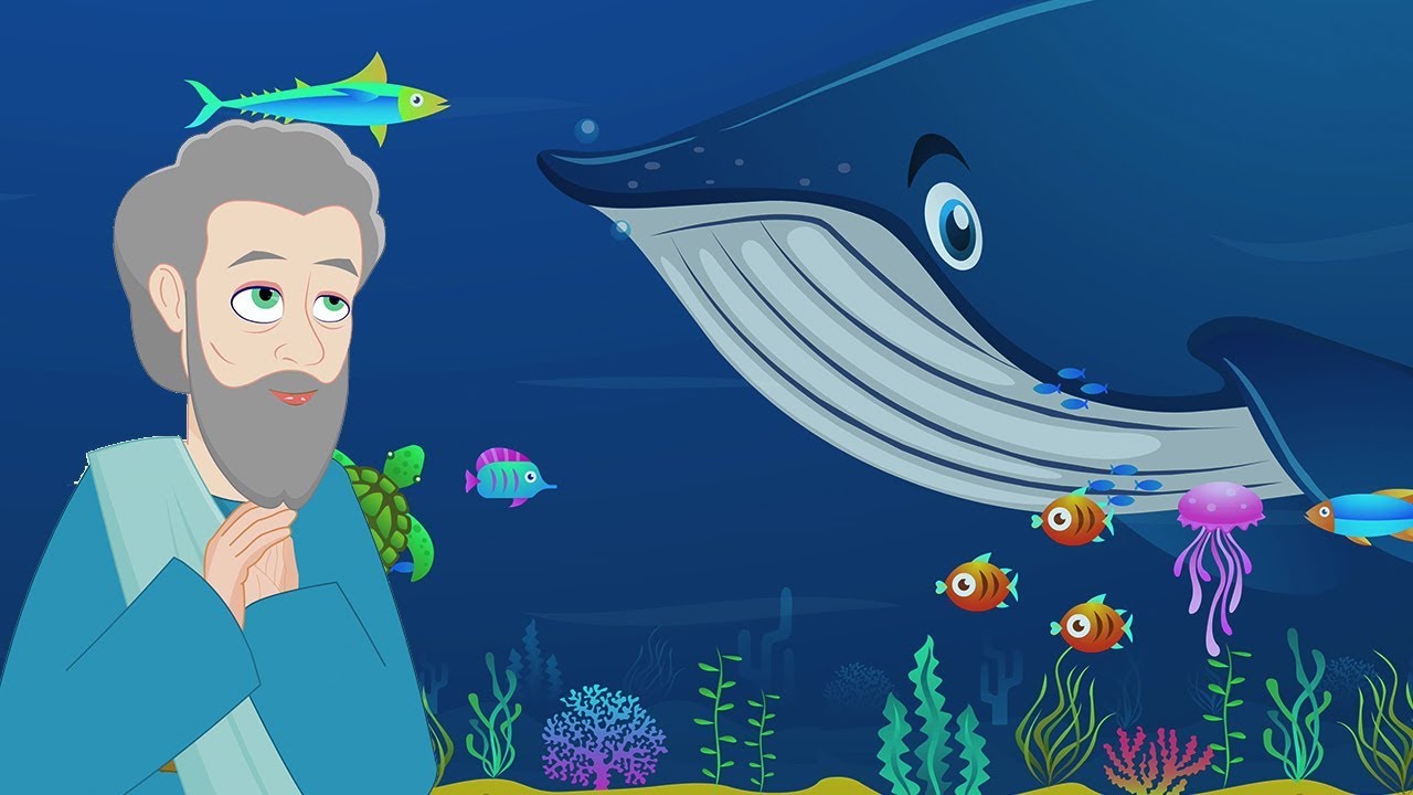 Jonah and the Whale - انكليزي - cartoon