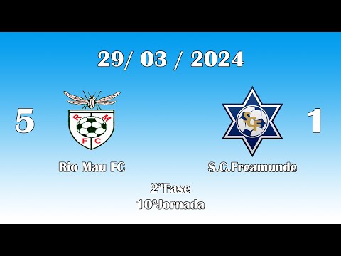 (2023/2024) Sub8 - Fase 1 , 10ªJornada-Rio Mau FC 5 - S.C.Freamunde 