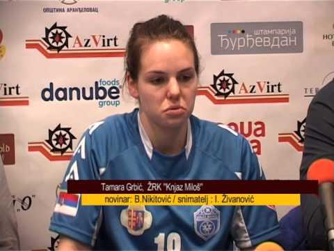 KZN-ŽRK KNJAZ MILOŠ POSLE UTAKMICE SA KIKINDOM,28.02.2015.