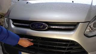 How to open bonnet - Ford Transit Custom