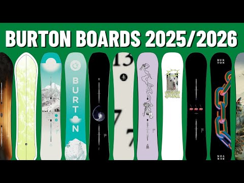 New Burton Snowboards of 2025/2026