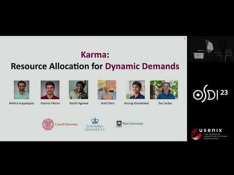 OSDI '23 - Karma: Resource Allocation for Dynamic Demands