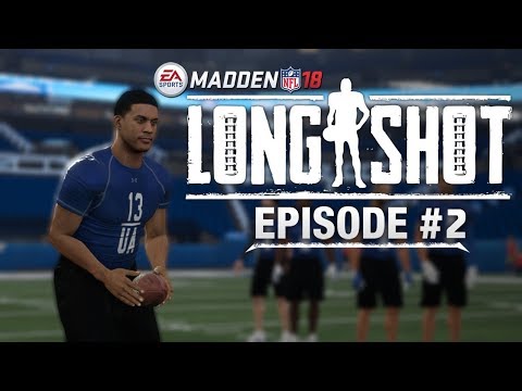 HOW TO GET A PERFECT COMBINE - MADDEN 18 LONGSHOT FULL GAME PT. 2