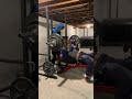 Bench Press - 3 sets of 3 at 375lbs (170kgs)