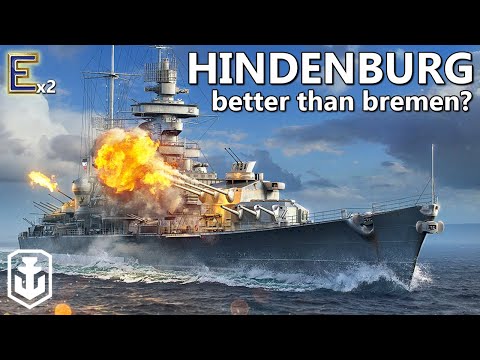 How Does Hindenburg Compare To Bremen? (World of Warships)