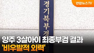 양주 3살아이 최종부검 결과 '비우발적 외력' / 연합뉴스TV (YonhapnewsTV)