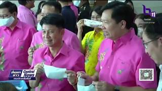 อบจ ชลบุรี จัดฝึกอบรมการตัดเย็บหน้ากากอนามัย (2 มี.ค. 63)