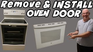 Simple & Easy Way to Remove & Install a GE Oven Door