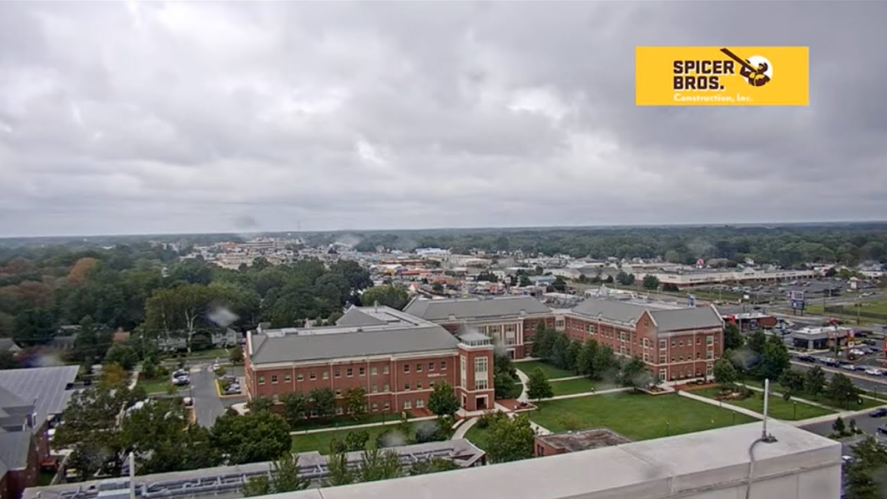 Live webcam view of Vista del campus de Salisbury University