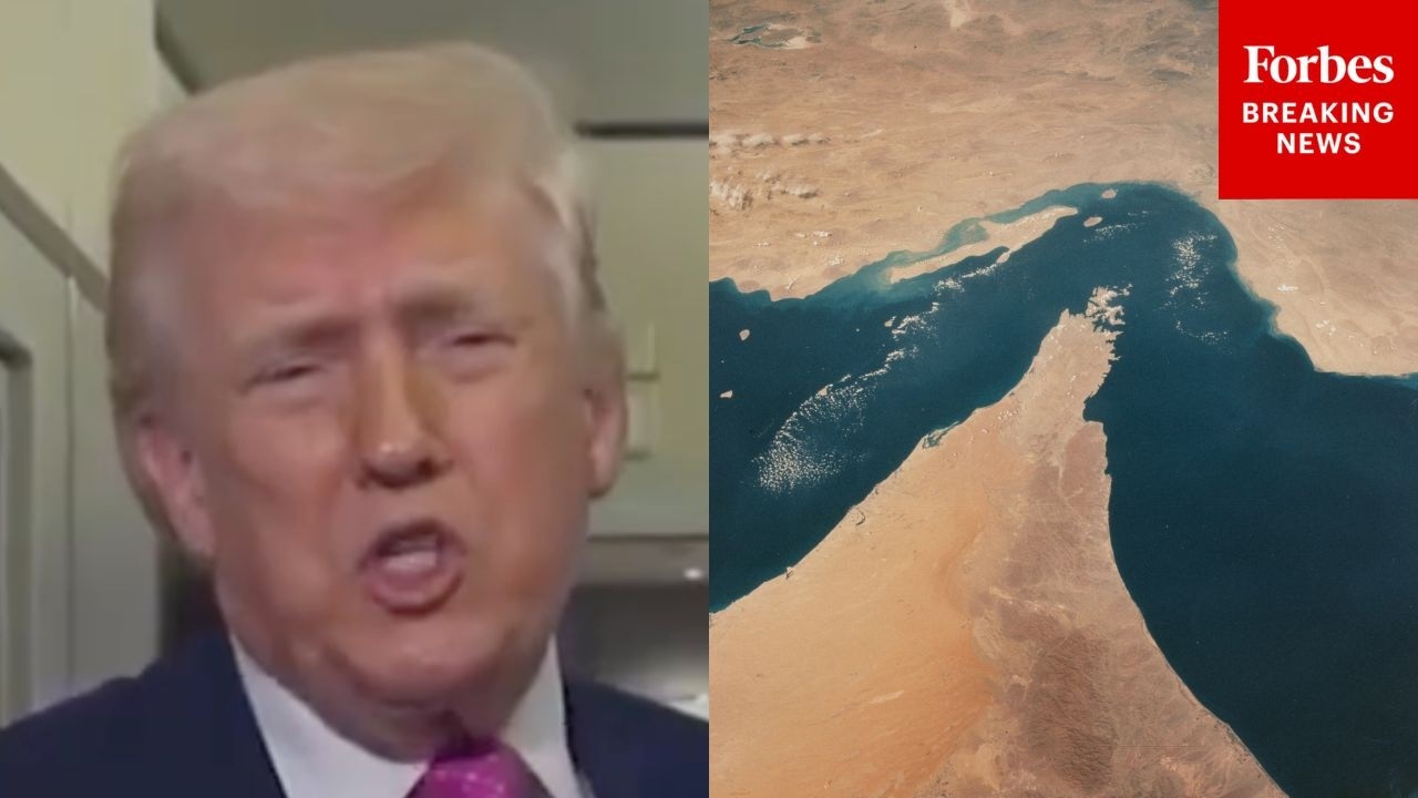 Video | Trump: If Iran Is Charging Tolls In Strait Of Hormuz, 'We Could Close That Up In Two Minutes'