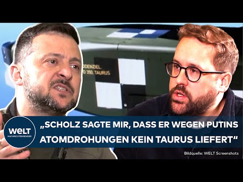 PUTINS KRIEG: "Bestimmte Waffen"! Wolodymyr Selenskyj kritisiert ausbleibende Hilfen | WELT Exklusiv