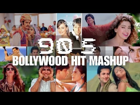 Bollywood 90s hits Mashup - DJ H UK | 90s Evergreen Hindi Songs | #90sMashup #bollywoodmashup