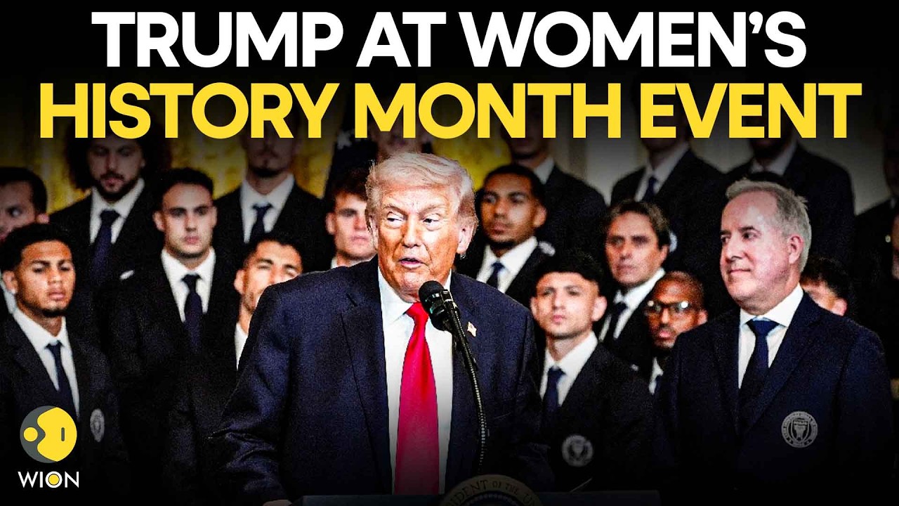 LIVE: Donald Trump Attends Women’s History Month Event | WION Live