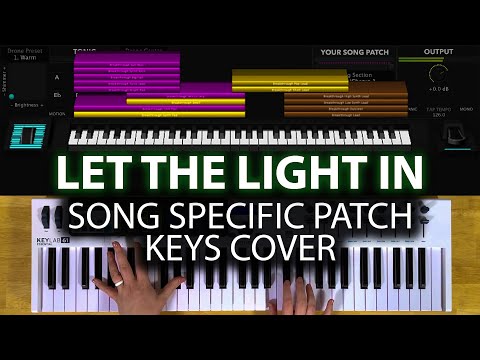 Let The Light In MainStage patch keyboard cover- Kari Jobe