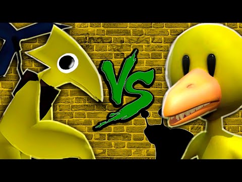 Old Yellow Vs New Yellow (Rainbow Friends 2) - Rap Battle