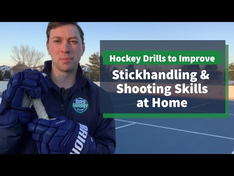 Hockey Drills for Stickhandling and Shooting at Home