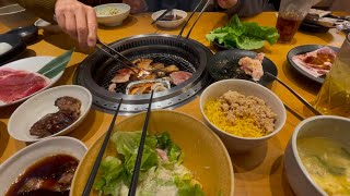 Early dinner At Yakiniku King. (焼肉きんぐ)