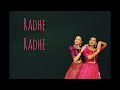 RADHE RADHE | Dance Cover | Navratri Special | RadhaKrishna | Dream Girl