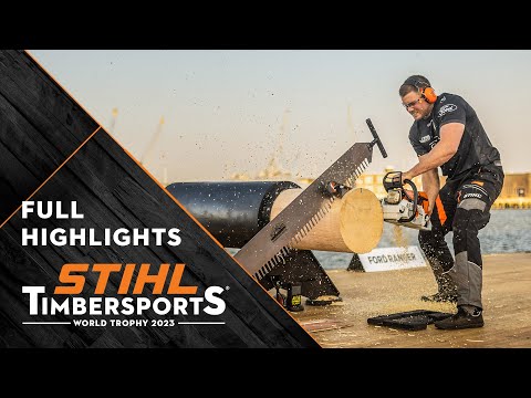 Full highlights - STIHL TIMBERSPORTS® World Trophy 2023 in Rotterdam