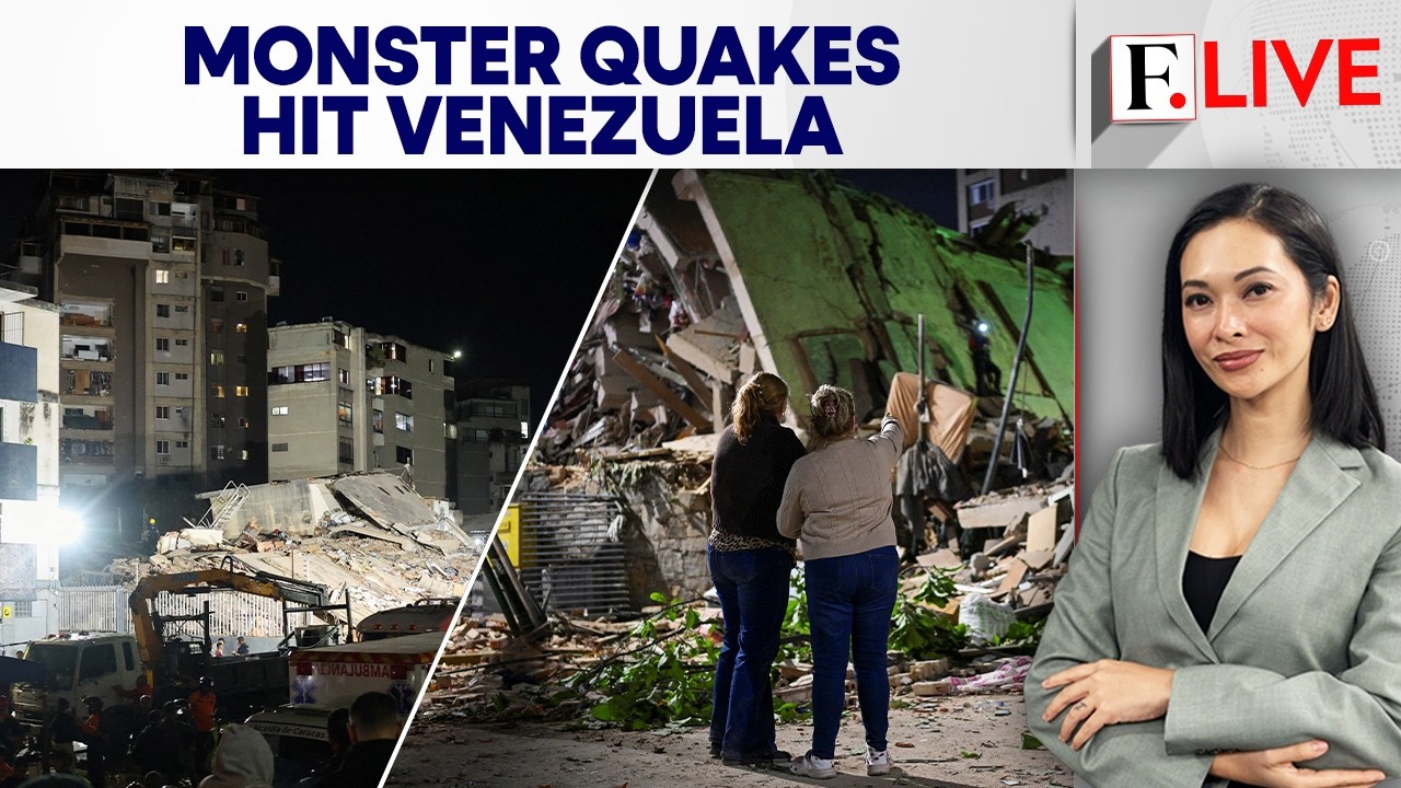Venezuela Twin Earthquakes Injure Over 700 | Rodriguez Declares State of Emergency | Firstpost Live
