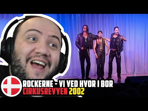 🇩🇰 Rockerne - Vi ved hvor I bor - Cirkusrevyen 2002 | TEACHER PAUL REACTS DANMARK