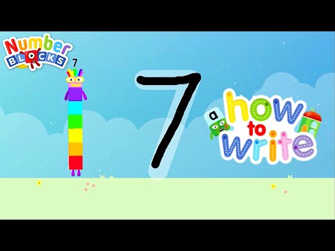 Numberblocks How to Write 7 | Meet Numberblocks Seven | New App Update 2022