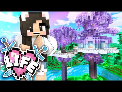 💙The Cutest Minecraft Treehouse! X Life Ep.33