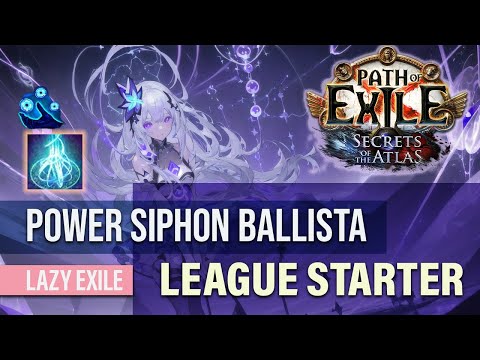 [PoE 3.26] Power Siphon Ballista Totem is FINE! Hierophant League Starting Detail Build Guide