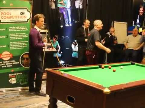 Albert beats Ken Doherty - Irish Poker Open Pool Event