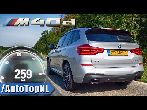 BMW X3 M40d ACCELERATION & TOP SPEED 0-259km/h by AutoTopNL