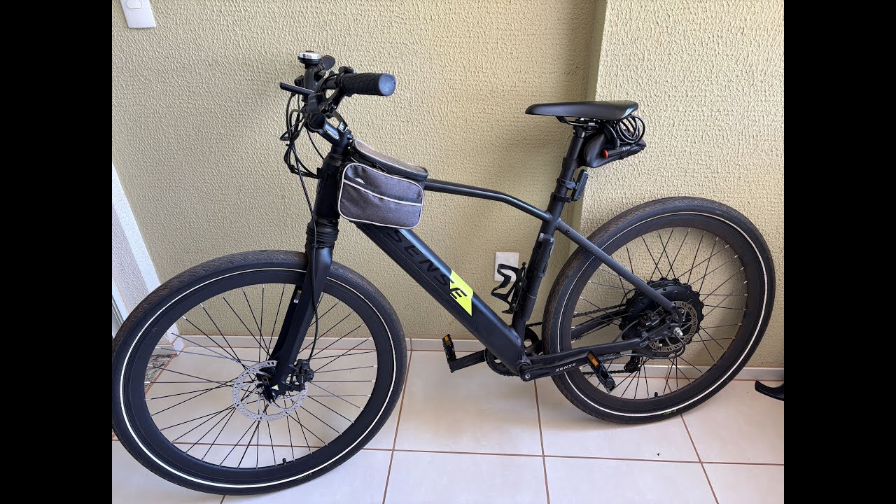 e-Bike Sense Impact Urban em detalhes, autonomia, comparação com Oggi 8.0. (Bicicleta assistida)