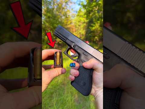 45 ACP oder 9mm?? 😑 #shorts
