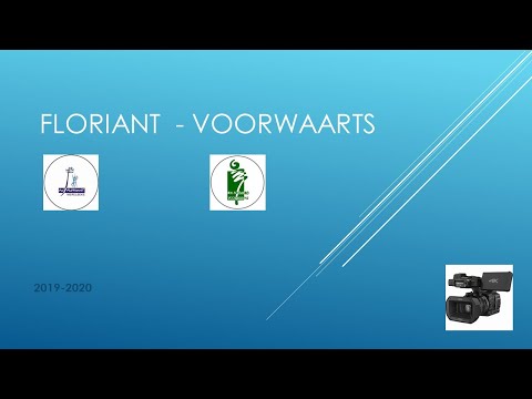 Zaalcompetitie 2019-2020 Floriant - Voorwaarts 07/03/2020