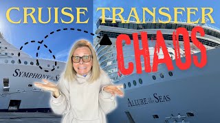 My First Royal Side-to-Side Transfer! Symphony ➜ Allure of the Seas | Total Chaos but SO Worth It!