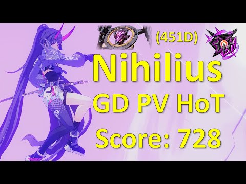 HI3 Abyss Superstring Dimension Nirvana (451D) - GD PV HoT(ss) vs Nihilius - Weather Lightning (728)