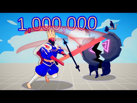 1000000 DAMAGE ULTIMATE KING SWORD VS EVERY UNIT | TABS - Totally Accurate Battle Simulator