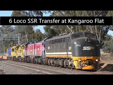 SSR 6 Loco transfer with S312-P16-P14-T363-T381-BL34 - 5th Nov 2020