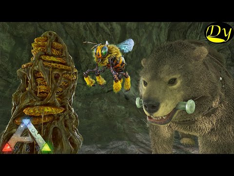 SUPER EASY GIANT BEE TAMING (WITH DIRE BEAR) | ARK SURVIVAL EVOLVED [2022]