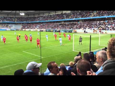 Wolff Eikrem freekick @  Malmö FF - Åtvidaberg (3-0). 31 maj 2015