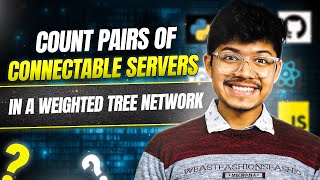 YouTube video '3067. Count Pairs of Connectable Servers in a Weighted Tree Network | Graph | DFS | Math'