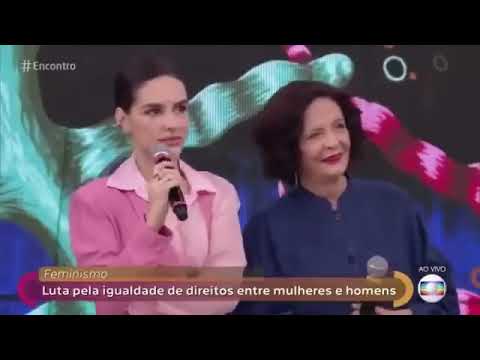Kéfera discute com homem da platéia sobre feminismo | Kéfera no encontro com Fátima Bernardes
